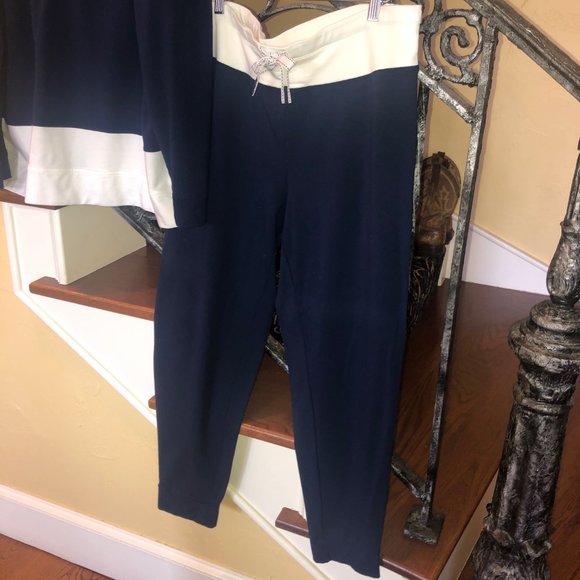 Navy/White Hoodie and matching Jogger Pants - Picture 8 of 12